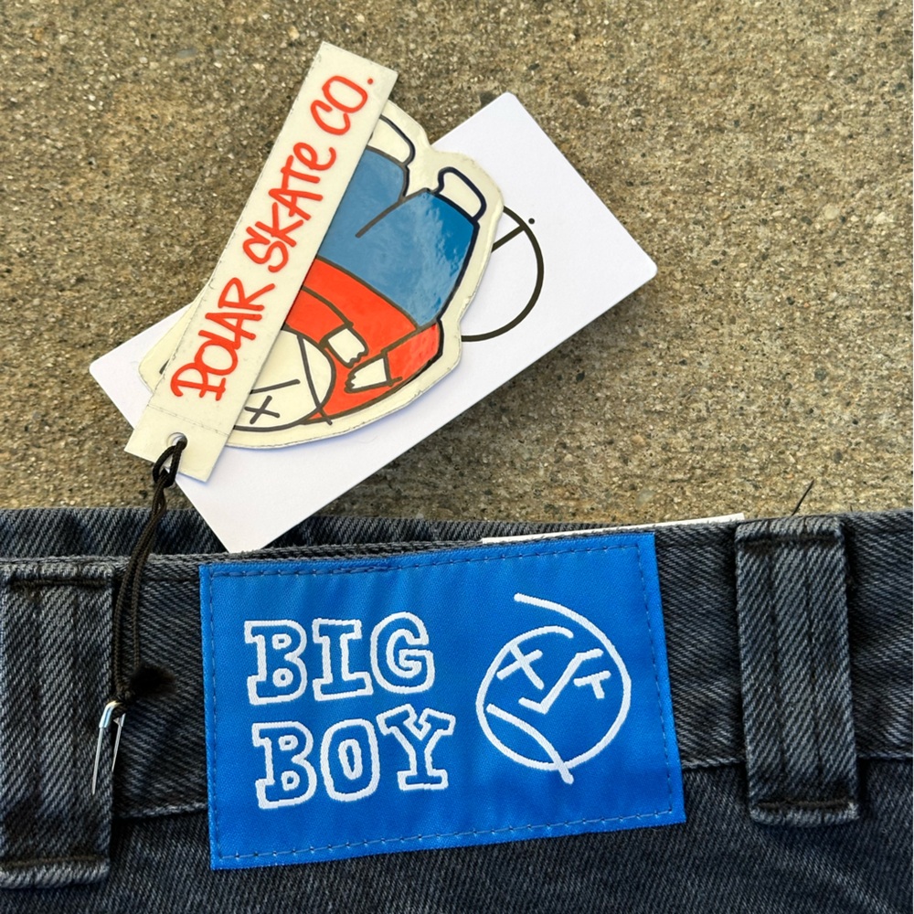 Polar Skate Co. Big Boy Jeans / Blue Black / New!